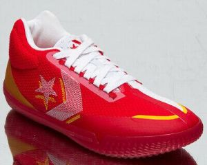 shppingHouse אופנה Converse All Star BB Evo Mid Men&#039;s Red White Yellow Basketball Sneakers Shoes